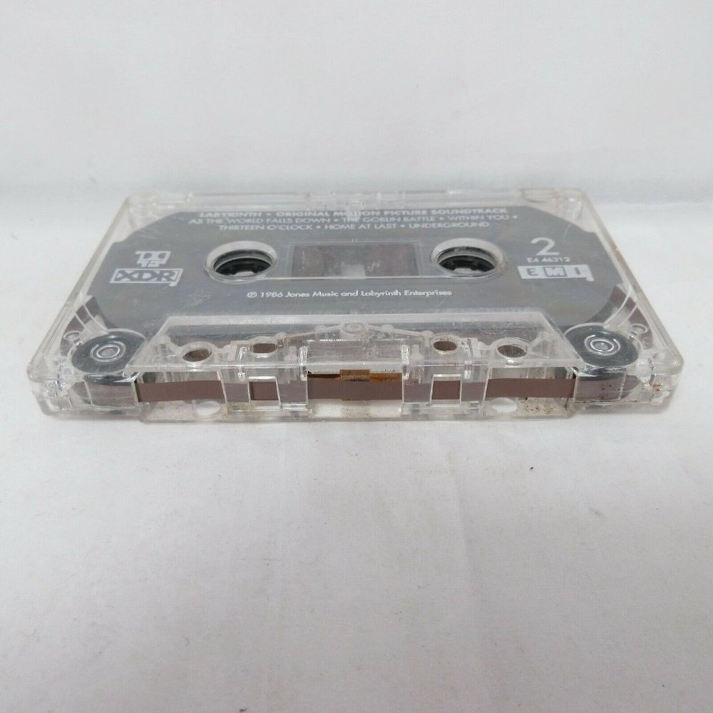 Labyrinth Original Motion Picture Soundtrack 1986 XDR EMI E4 46312 Cassette - Picture 8 of 9